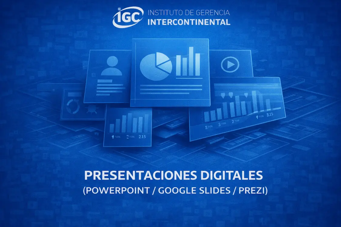 Imagen de Presentaciones Digitales (PowerPoint _ Google Slides _ Prezi)